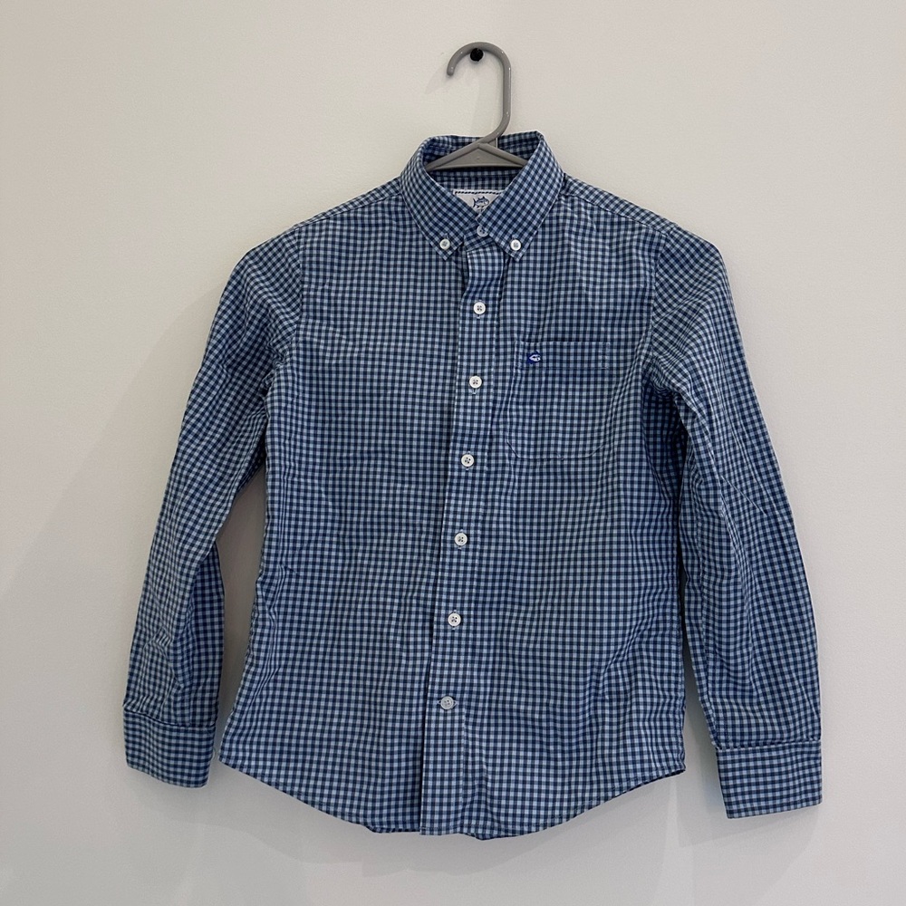 Boys Southern Tide Long Sleeve Button Down Shirt